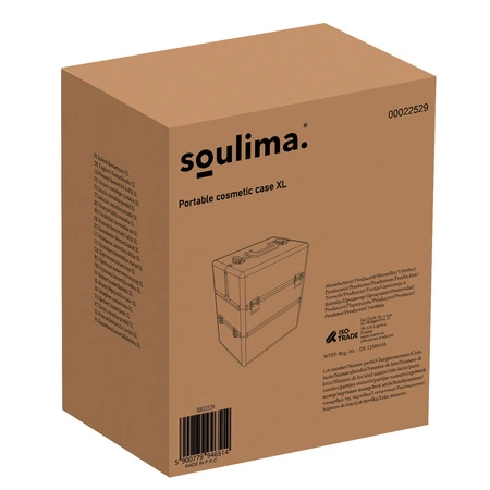 Kuferek Kosmetyczny na Lampę Walizka Lakiery Kosmetyki XL Duży Kufer 3D SOULIMA