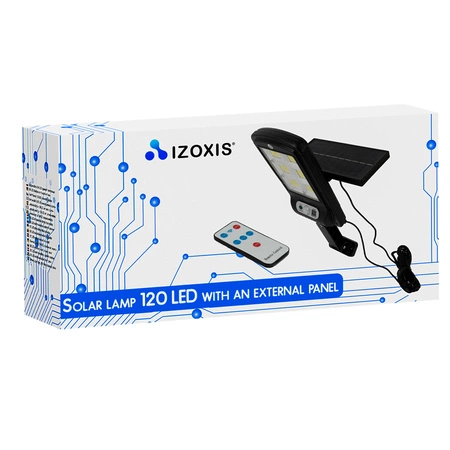Lampa Solarna Pilot Czujnik Ruchu Zmierzchu 120COB IZOXIS