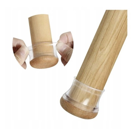 Nakładki na Nogi Krzesła z Grubym Filcem Ochronne Filc 13-23 mm Nakładka x4 RUHHY