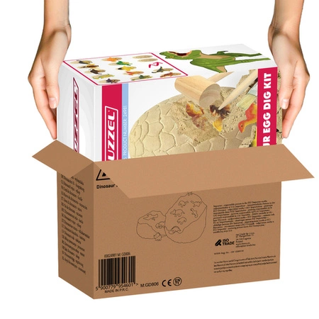 Jajo Dinozaura Jajko Wykluwający Dinozaur Wykopaliska Kopalnia Dinozaurów KRUZZEL