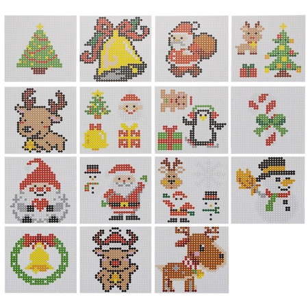 Koraliki do Prasowania Zestaw Szablony Prasowanka 6000szt Wzory + Magnesy KRUZZEL