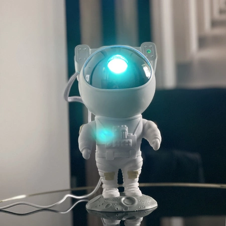 Projektor Gwiazd Astronauta Lampka Nocna LED Rzutnik na Pilota IZOXIS