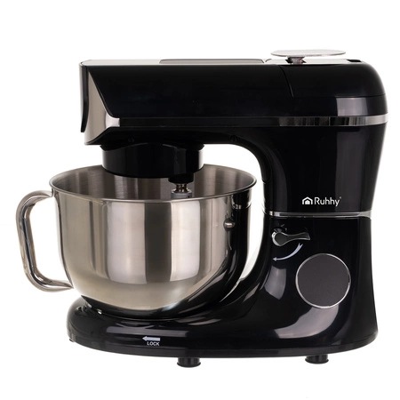 Robot Planetarny Kuchenny z Podgrzewaną Misą 5,5L Waga Timer Akcesoria Ruhhy 25729