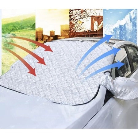 Mata na Szybę Samochodu i Lusterka Auta Osłona Antyszronowa Przeciwszronowa XTROBB