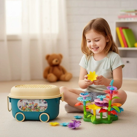 Klocki Konstrukcyjne ISO TRADE Kreatywny Zestaw 3D dla Dzieci Ogród 139el