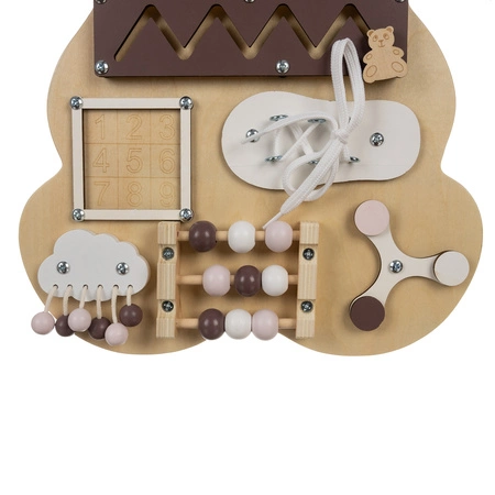 Tablica Manipulacyjna Sensoryczna Montessori 10w1 KRUZZEL