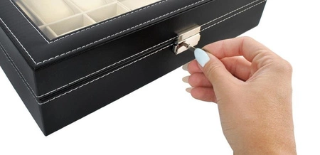 Szkatułka Pudełko Organizer Etui Zegarki i Okulary MALATEC