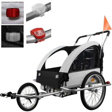 Przyczepka Rowerowa Roweru dla Dzieci Jogger 3w1 MALATEC