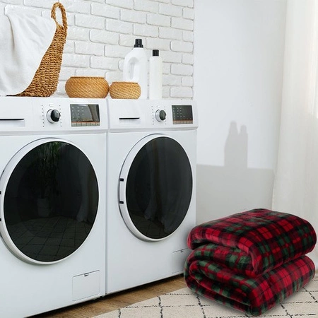 Koc Narzuta Pled na Łóżko Bardzo Gruby Miękki Ciepły Dwuosobowy 160x200 cm RUHHY