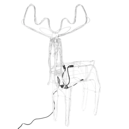 Renifer Świecący LED Duży XXL Lampki z Ruchomą Głową Dekoracja ZewWew Flash RUHHY