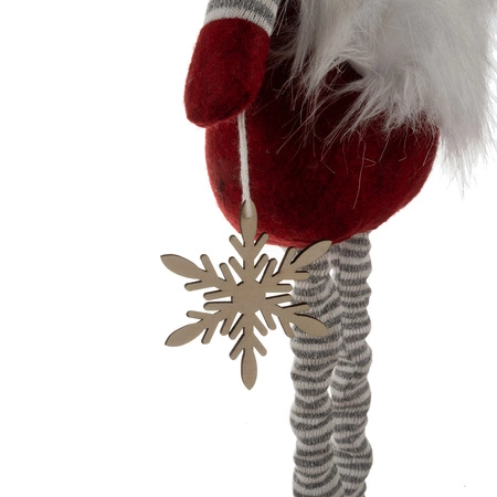 Skrzat Krasnal Świąteczny Teleskopowy Duży Gnom Wysoki 82cm Regulowany XXL RUHHY