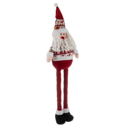 Skrzat Krasnal Mikołaj Świąteczny Teleskopowy Duży Wysoki 95cm Regulowany RUHHY
