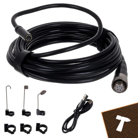 Kamera Inspekcyjna BIGSTREN 5m IP67 Full HD 8 LED Endoskop Bezprzewodowy 25520