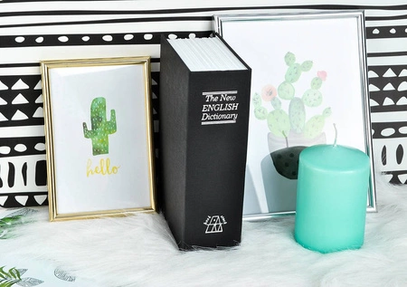 Sejf Metalowa Kasetka Książka Na Pieniądze Klucze MALATEC