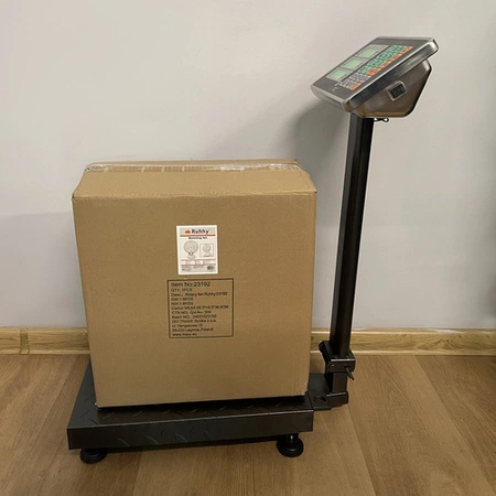 Waga Magazynowa Elektroniczna Sklepowa LCD 150kg Platformowa Towarowa Mocna MALATEC