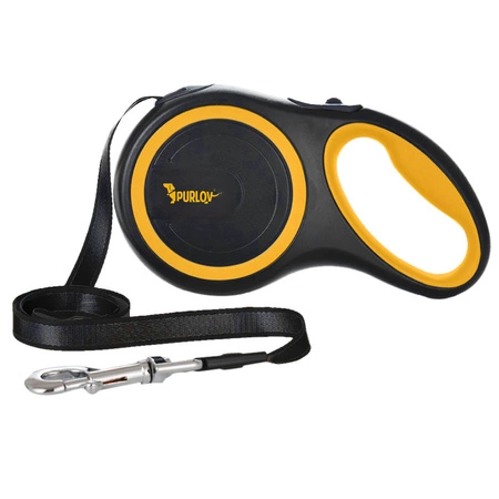 Smycz Automatyczna dla Psa Taśma z Blokadą do 15kg PURLOV