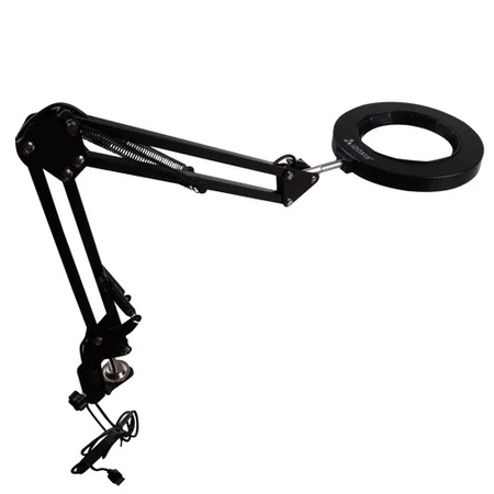 Lampa LED Lupa Kosmetyczna Szkło Powiększające Lampka Kreślarska Biurkowa IZOXIS