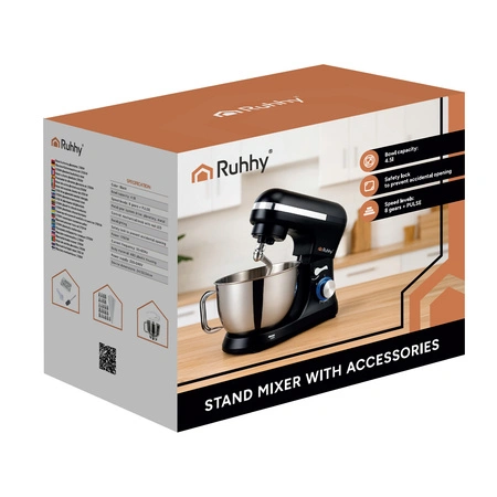 Robot Planetarny Kuchenny RUHHY Misa 4,5L Wielofunkcyjny Mikser do Ciasta