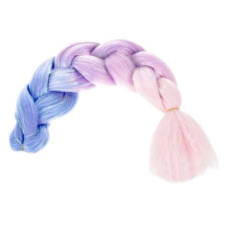 Włosy Syntetyczne 60 cm Warkocz Doczepiany Warkoczyki Ombre Kolor Bokatowe SOULIMA