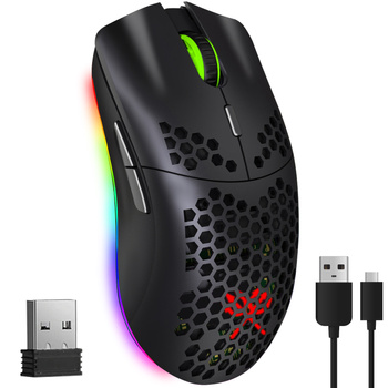 Mysz Gamingowa Myszka Bezprzewodowa 2400 DPI USB DUNMOON